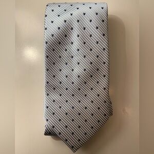 Walt Disney World Mickey Mouse Baby Blue and Navy Tie